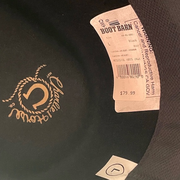 Black Charlie 1 Horse Hat - Picture 3 of 3